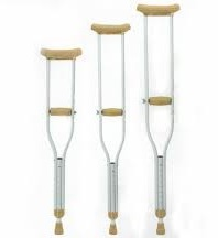 عصای زیر بغل الومینیم پین دار قابل تنظیم هر جفت